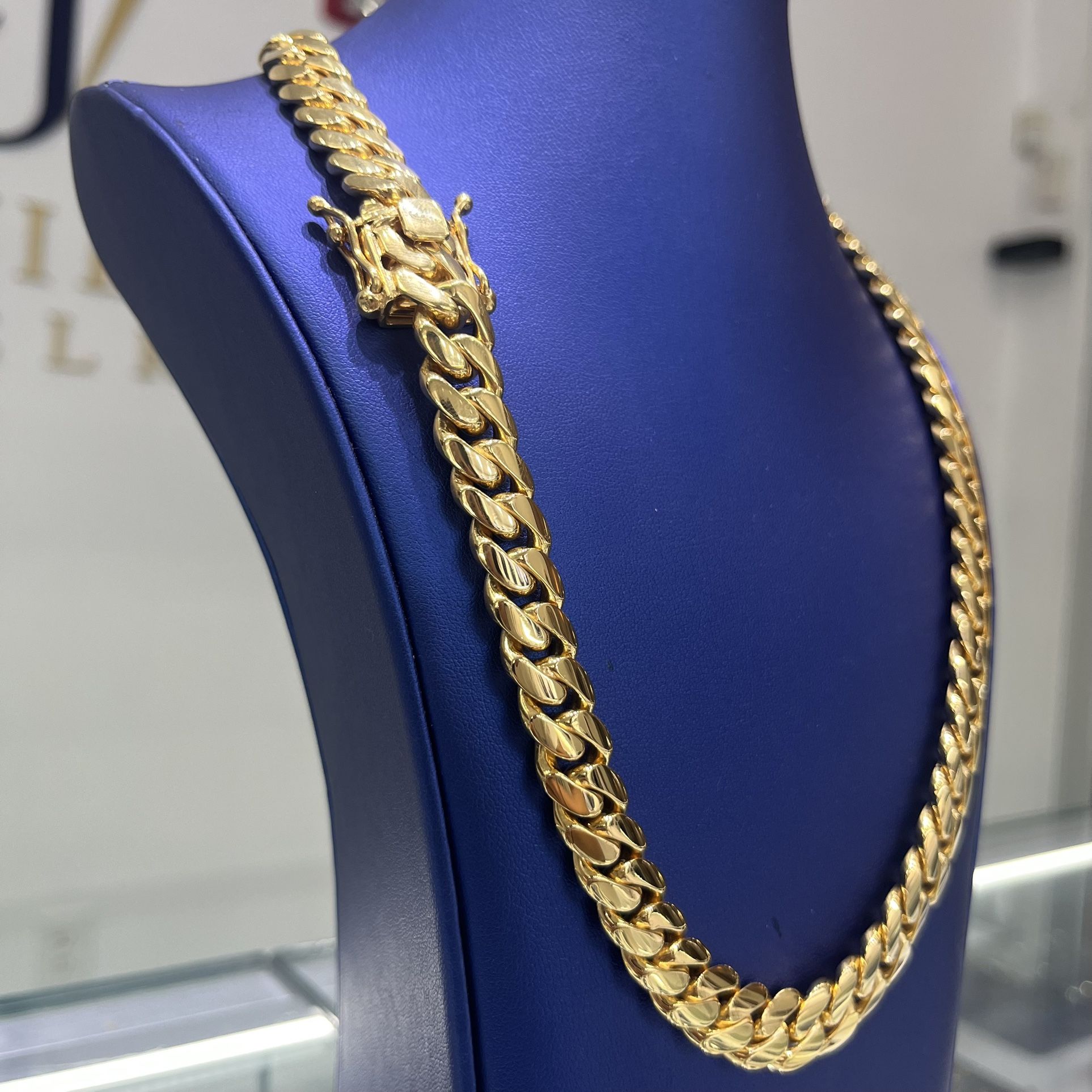 ⭐️ 12MM MIAMI CUBAN LINK CHAIN 👑 22 INCH GOLD OVER SILVER 🏆
