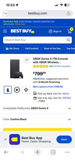 Xbox series x 1 tb