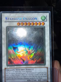 Stardust Dragon Ghost Rare first edition