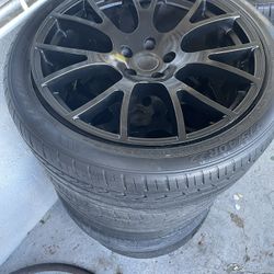 24 Inch Black Rims 5x127mm