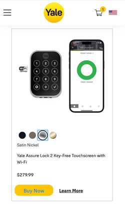 Yale Pro 2 - brand new, in the box, key-free touchscreen deadbolt