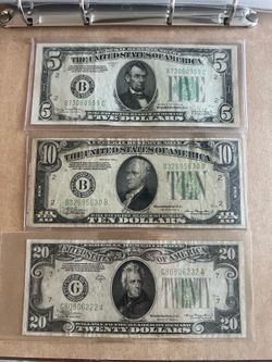 1934 bank notes