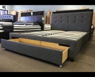 Storage bed frame