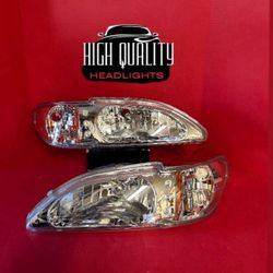 Ford Mustang 1994. 1998 Headlights.