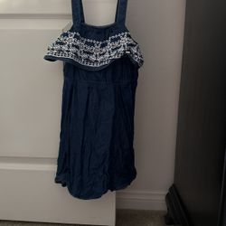 Girls Blue Jean Dress 6T