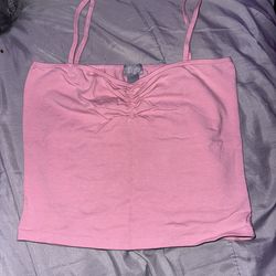 Pink and Black Tank Tops