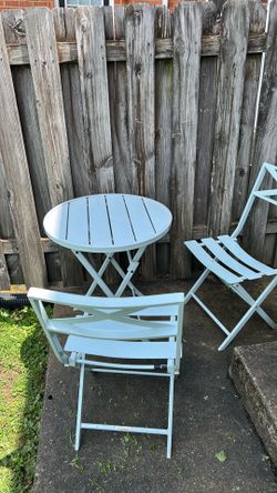 Table and chairs