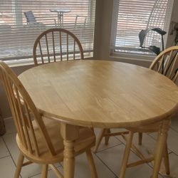 Breakfast Table and 3 Chairs