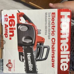 Homelite 12 AMP Electric Chainsaw 16 Inch