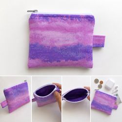 Zipper pouch wallet