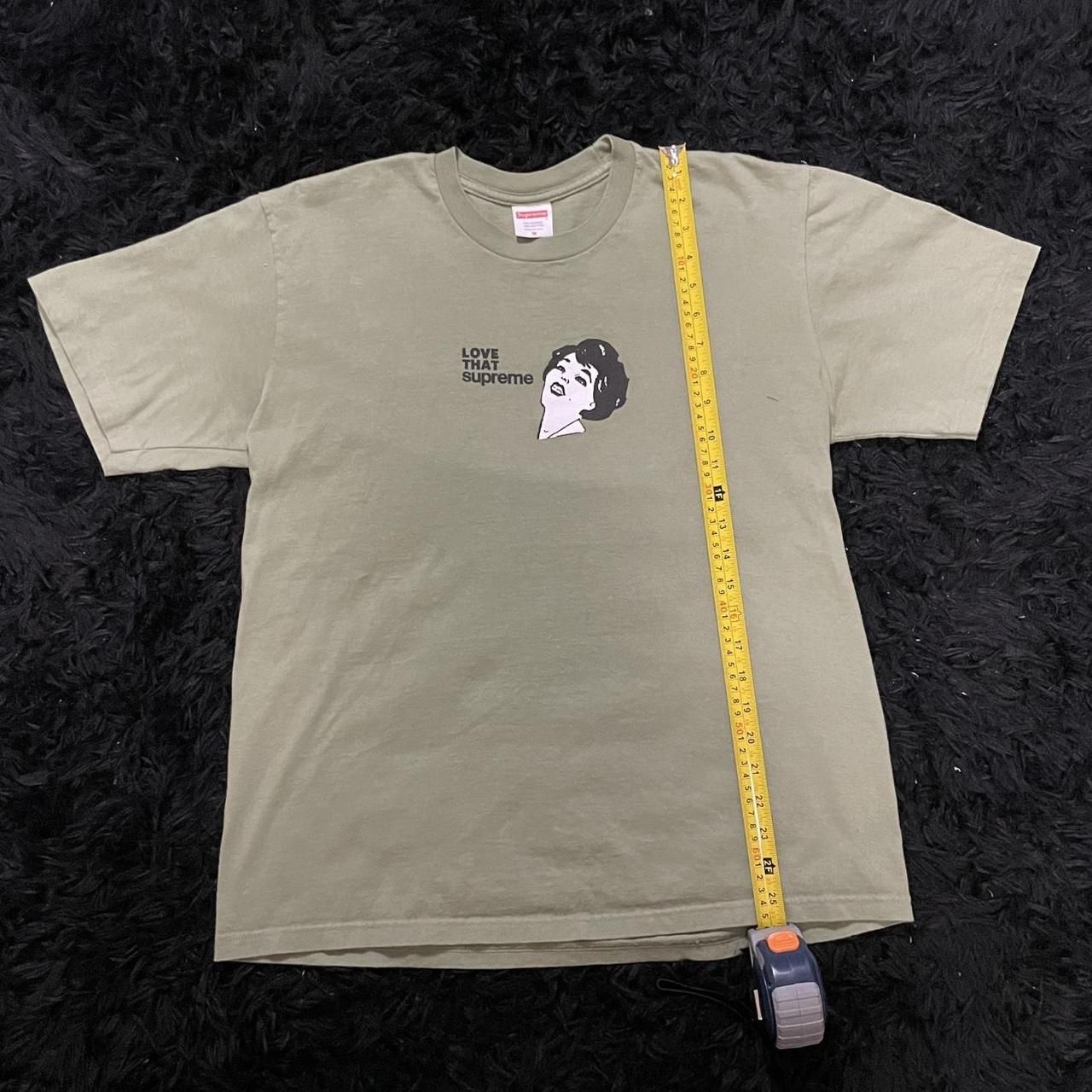 Supreme Men's Green and Khaki T-shirt(802812)