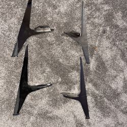 8 - chrome furniture legs