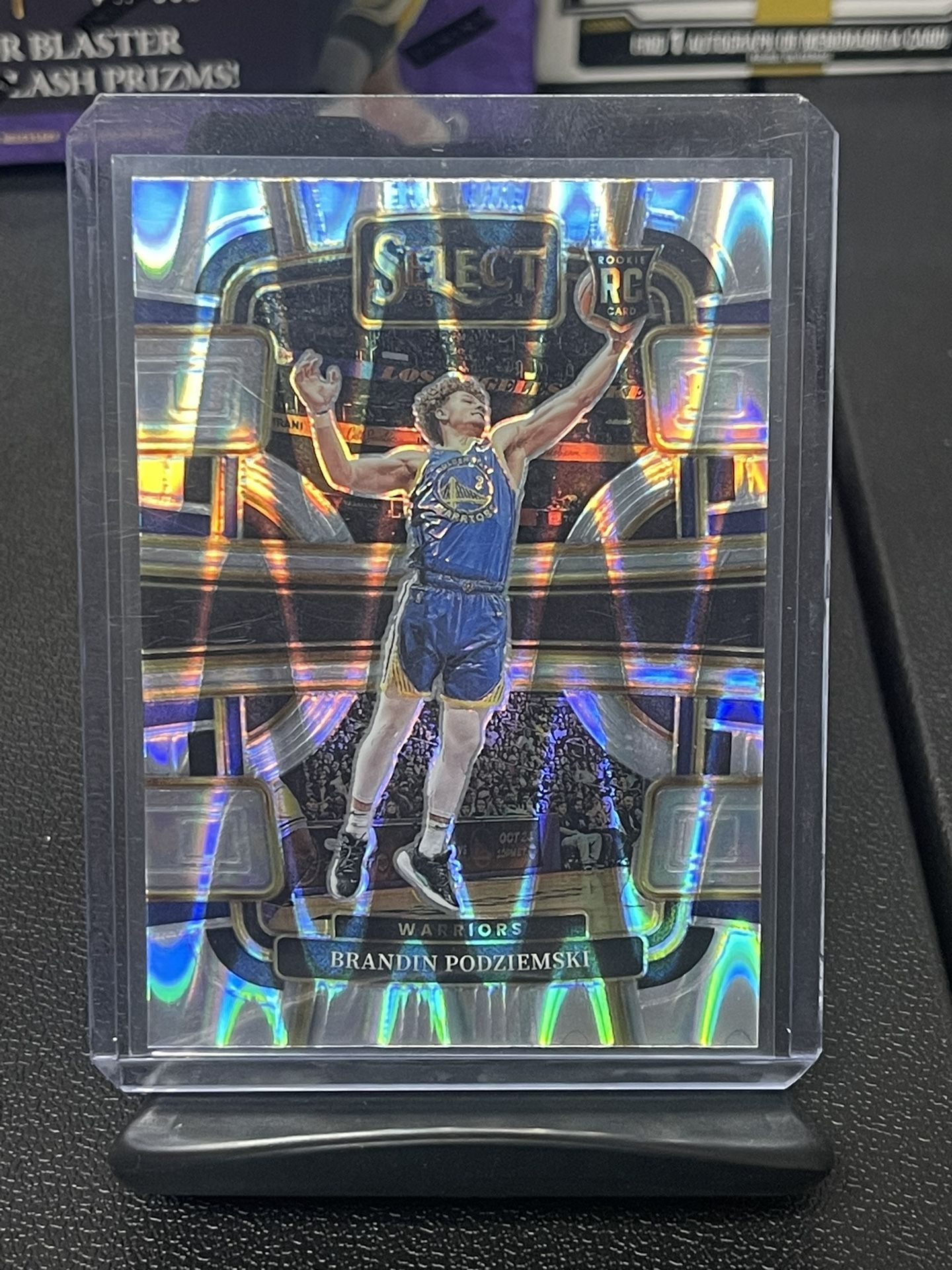 Brandin Podziemski [Tectonic Prizm] #93 Rookie Card