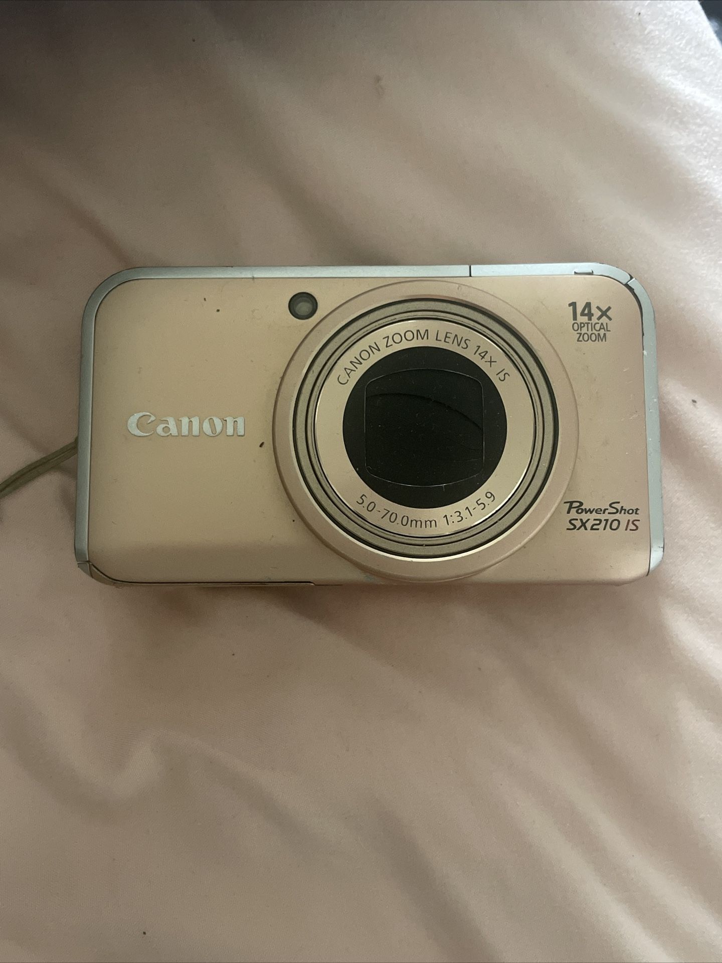 Canon PowerShot SX210 IS 14.1MP Digital Camera - Gold