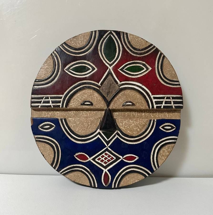 Authentic African Handcrafted Congo Teke Mask