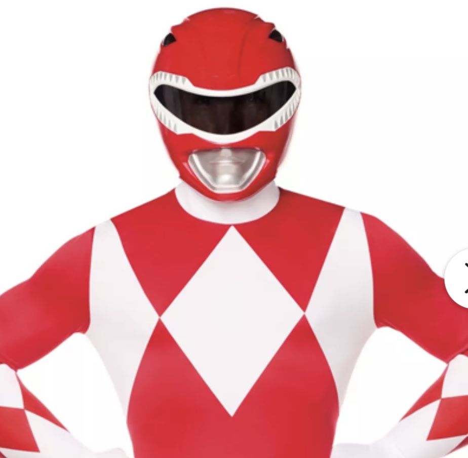 Red Ranger Mask Only Halloween