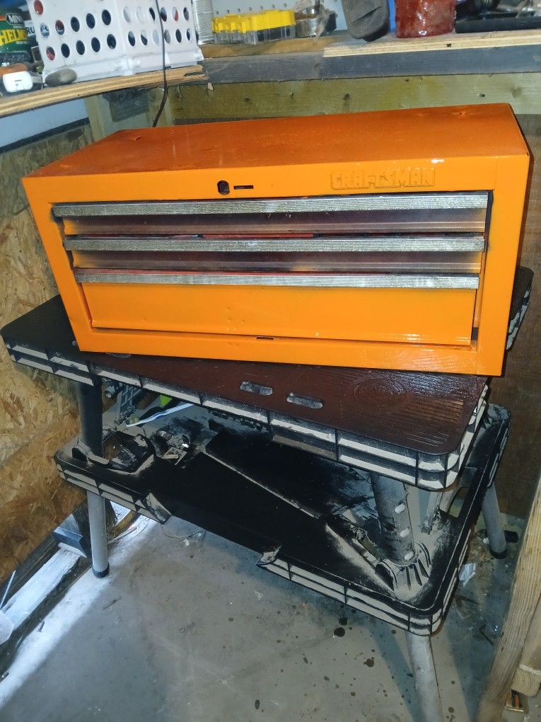 Craftsman Toolbox And Work Table