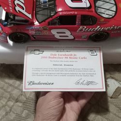 Dale Earnhardt Jr Moto Sports Authentics Danbury Mint With Papers 1/18 Scale