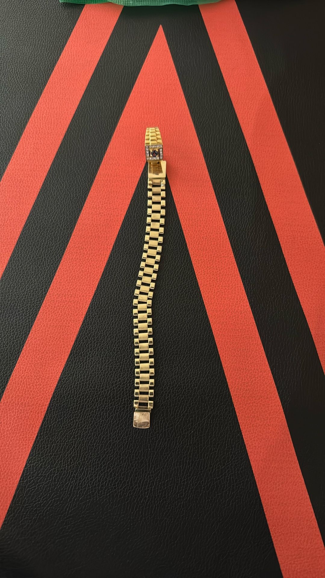 Anillo De Diamantes, 14,k Y Esclaba De 14 Kilates