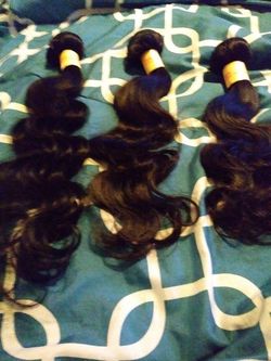 Virgin brazillian human hair bundles
