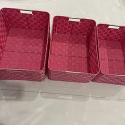Storage Baskets Set Of 3 