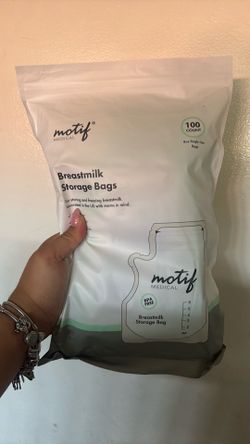Breast milk storage bags