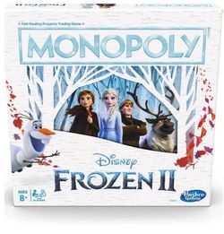 Monopoly Game: Disney Frozen 2 Edition Board Game for Ages 8 and Up