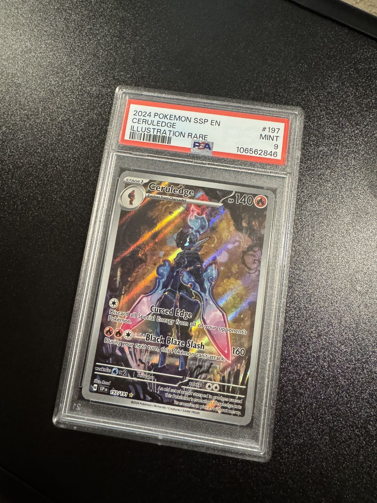 Pokemon Ceruledge #197/191 PSA 9