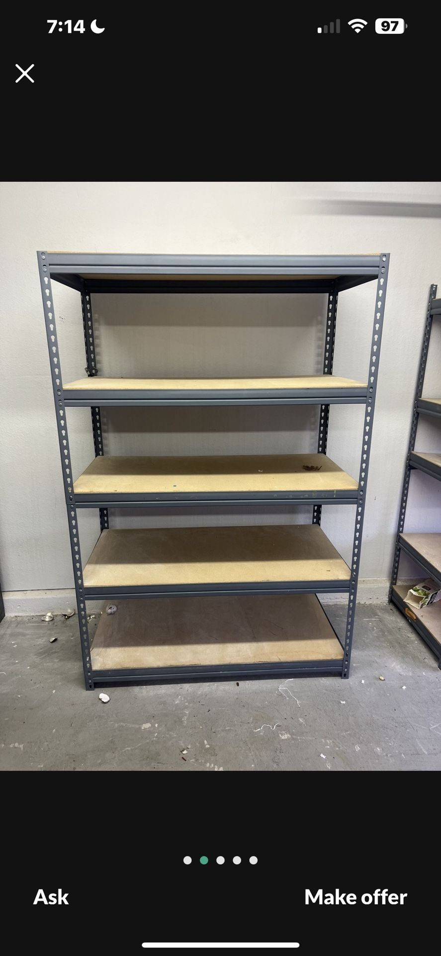 Warehouse Storage Shelf 3)