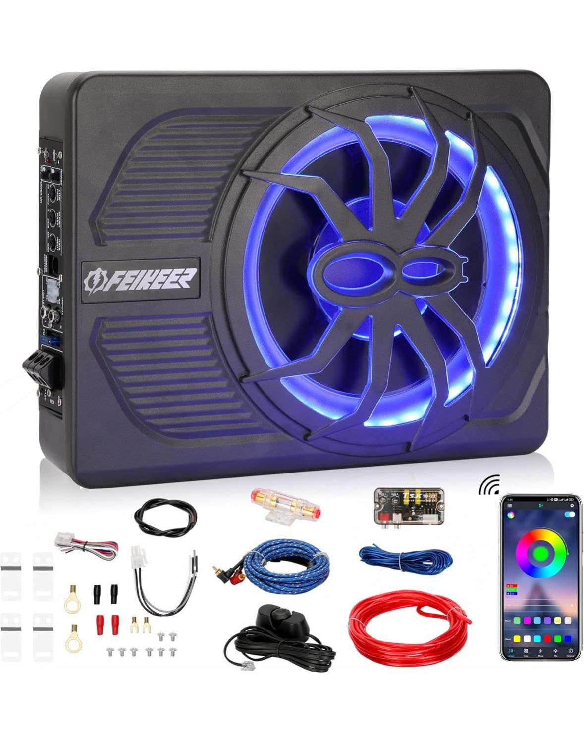 10" 800W Under Seat Car Subwoofer