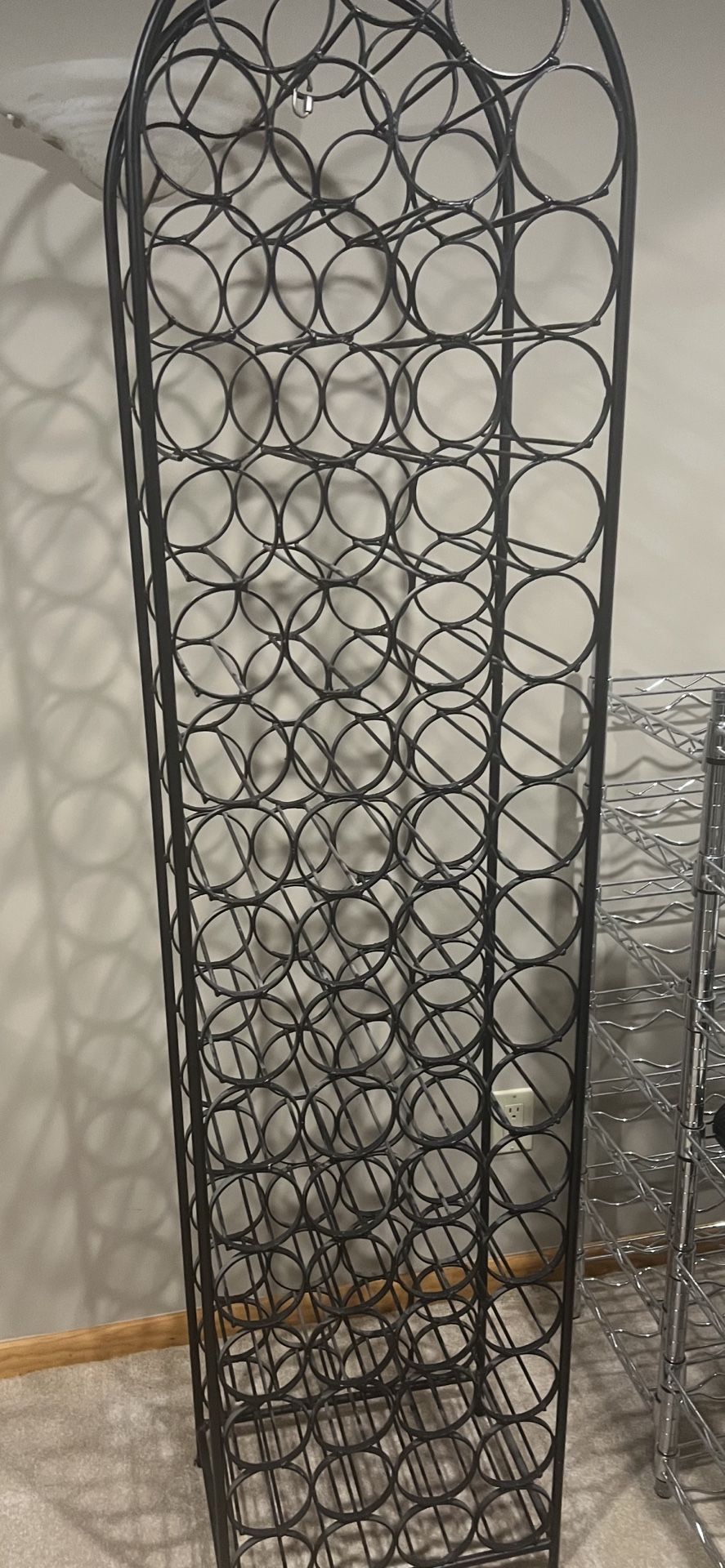 Metal Wine Rack - 67 Bottles