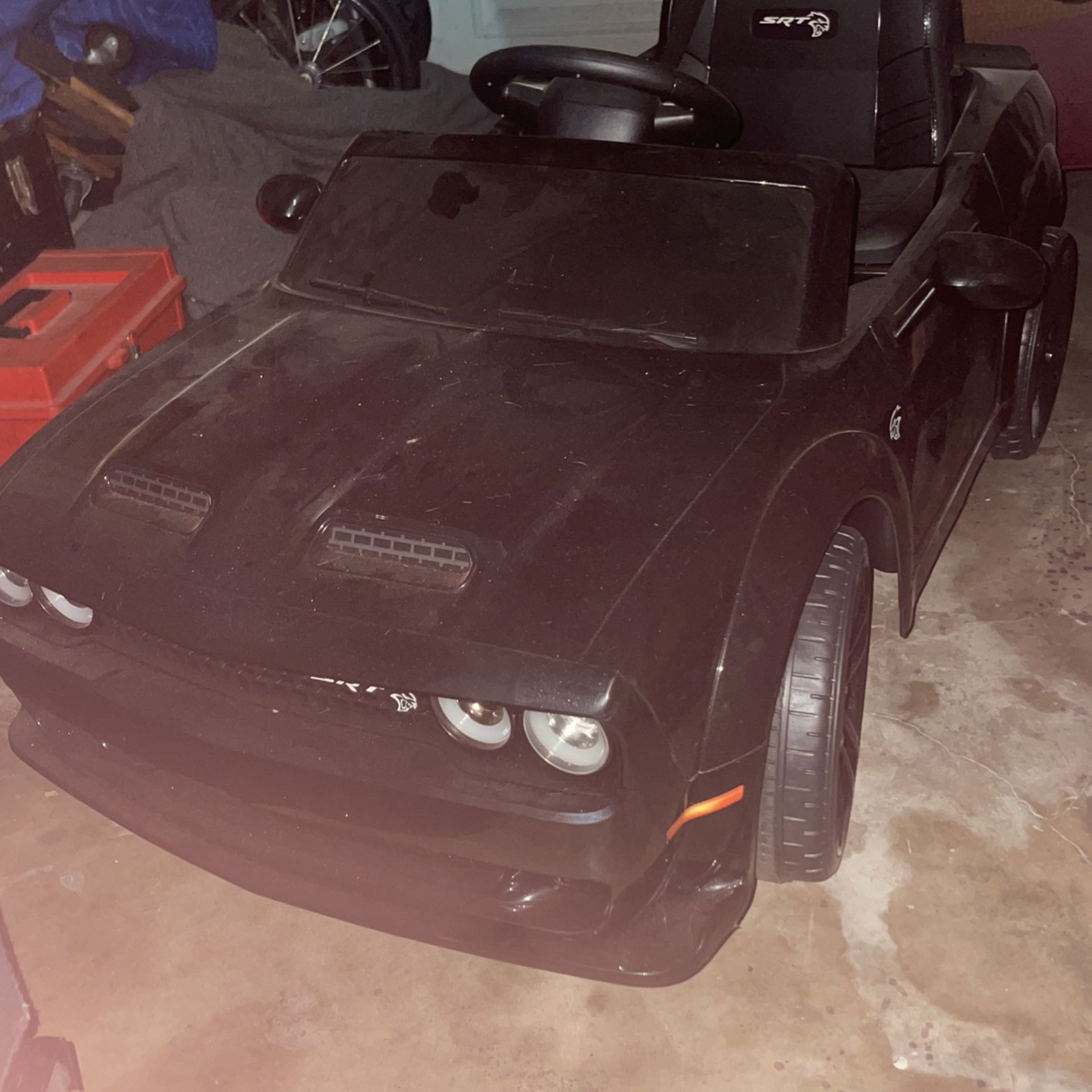 Power Wheel Dodge Hellcat Challenger Electronic Car For Kids
