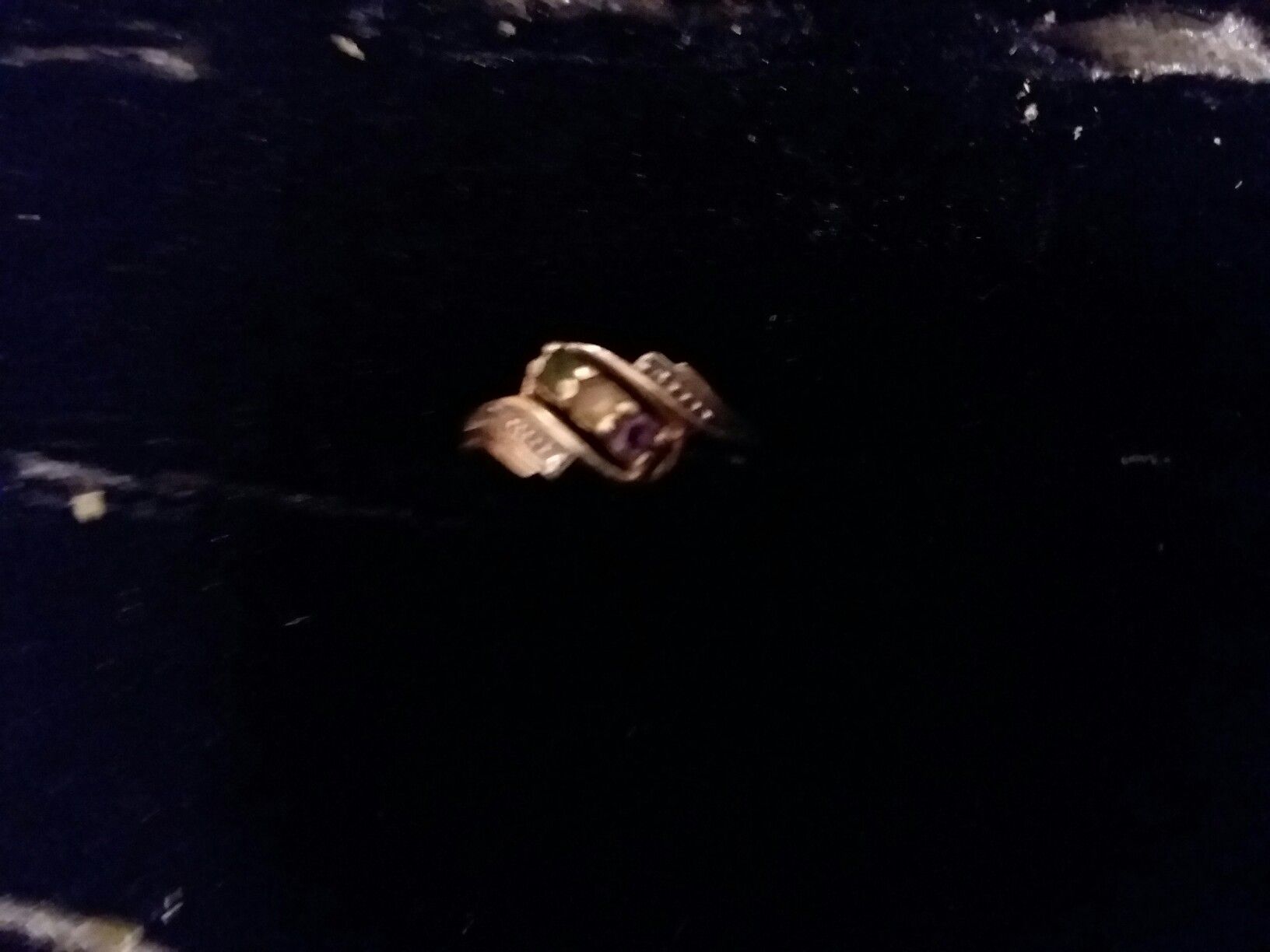 Mothers ring for pinky finger, nov, Feb and August stones