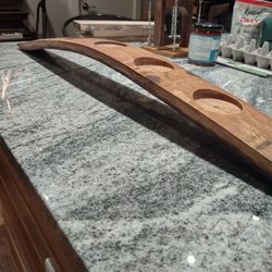 Wine Stave Candle Holder 