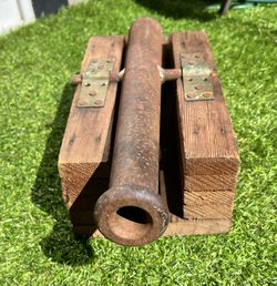 Antique Cannon Solid Steel