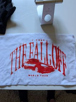 J cole the fall off world tour towel