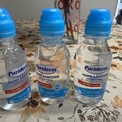 Puriderm Hand Sanitizer Antibacterial 70% Ethyl Alcohol 4Fl OZ 120mL