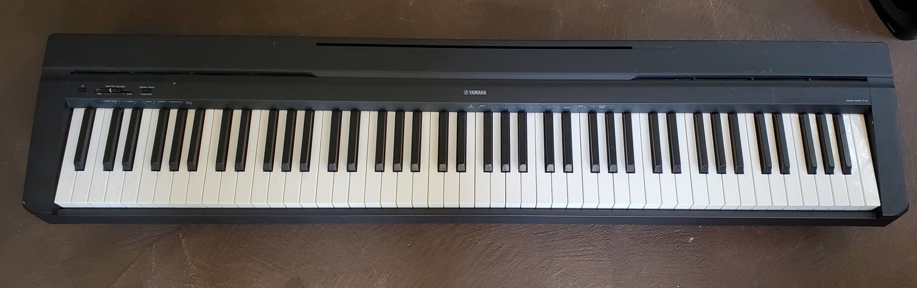 Yamaha P-45 Digital Piano, 88 weighted keys, PLUS FREE Casio keyboard