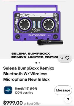 Selena Bump boxx Remixx limited edition