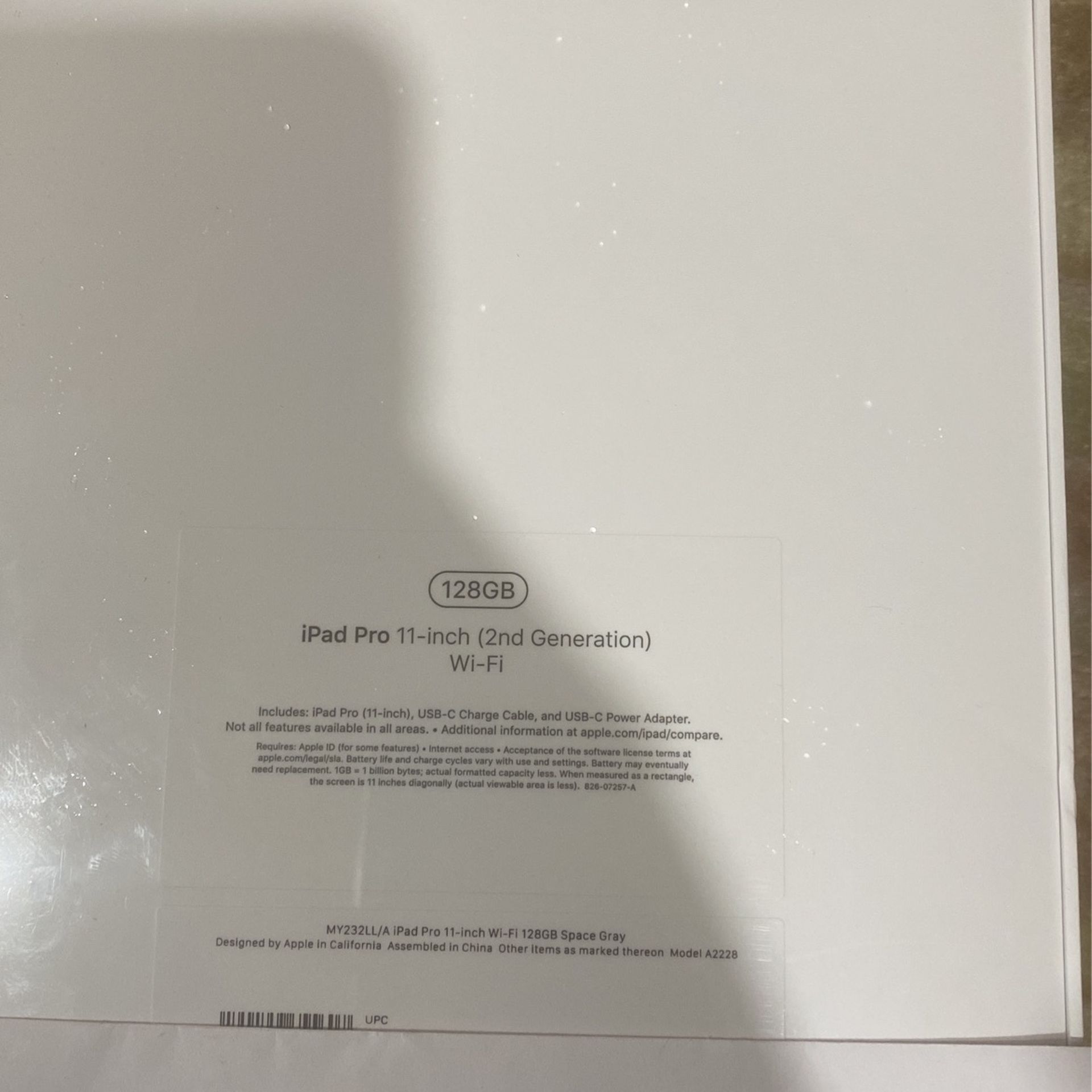 Apple 11-inch iPad Pro (2020) Wi-Fi 128gb - Space Gray