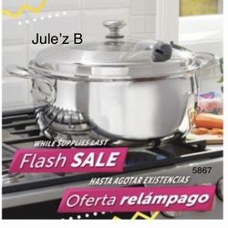 Olla De 10 Qts Vida Sana 5 Ply Nueva En Su Caja 