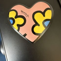 Romero Britto Heart Paperweight 