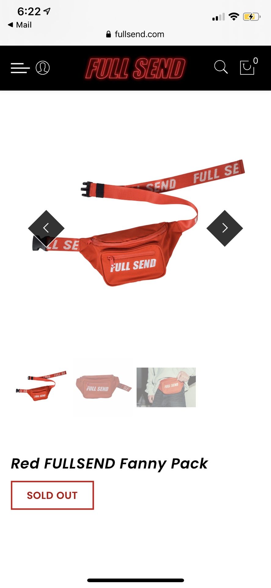 Full send fanny pack new arrivals