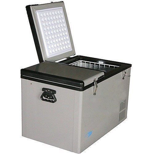 New Whynter 62 Quart Dual Zone Portable Fridge, AC 110V DC 12V True Freezer for Car, Home, Camping, RV-8°F to 50°F, One Size, Gray