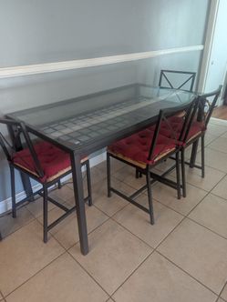 Ikea Granas Dining Table with 4 chairs