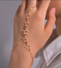STAR DESIGN RING BRACELET