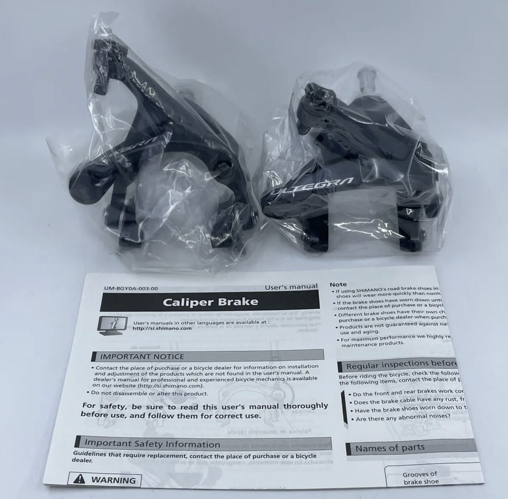 Shimano ULTEGRA R8000 BR-R8000 FRONT & REAR Brake Caliper SET NEW OEM