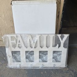 "FAMILY” Wall Decor Photo Frame | Home Décor Sign