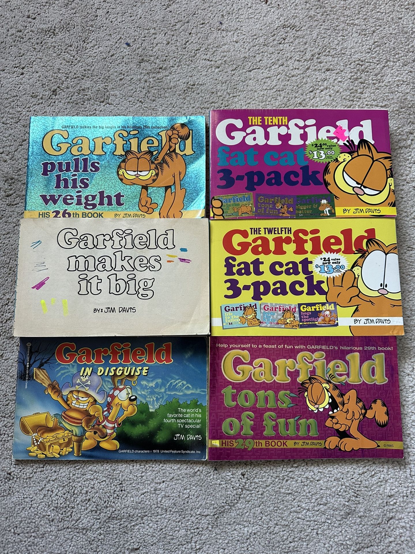Garfield Comic Books