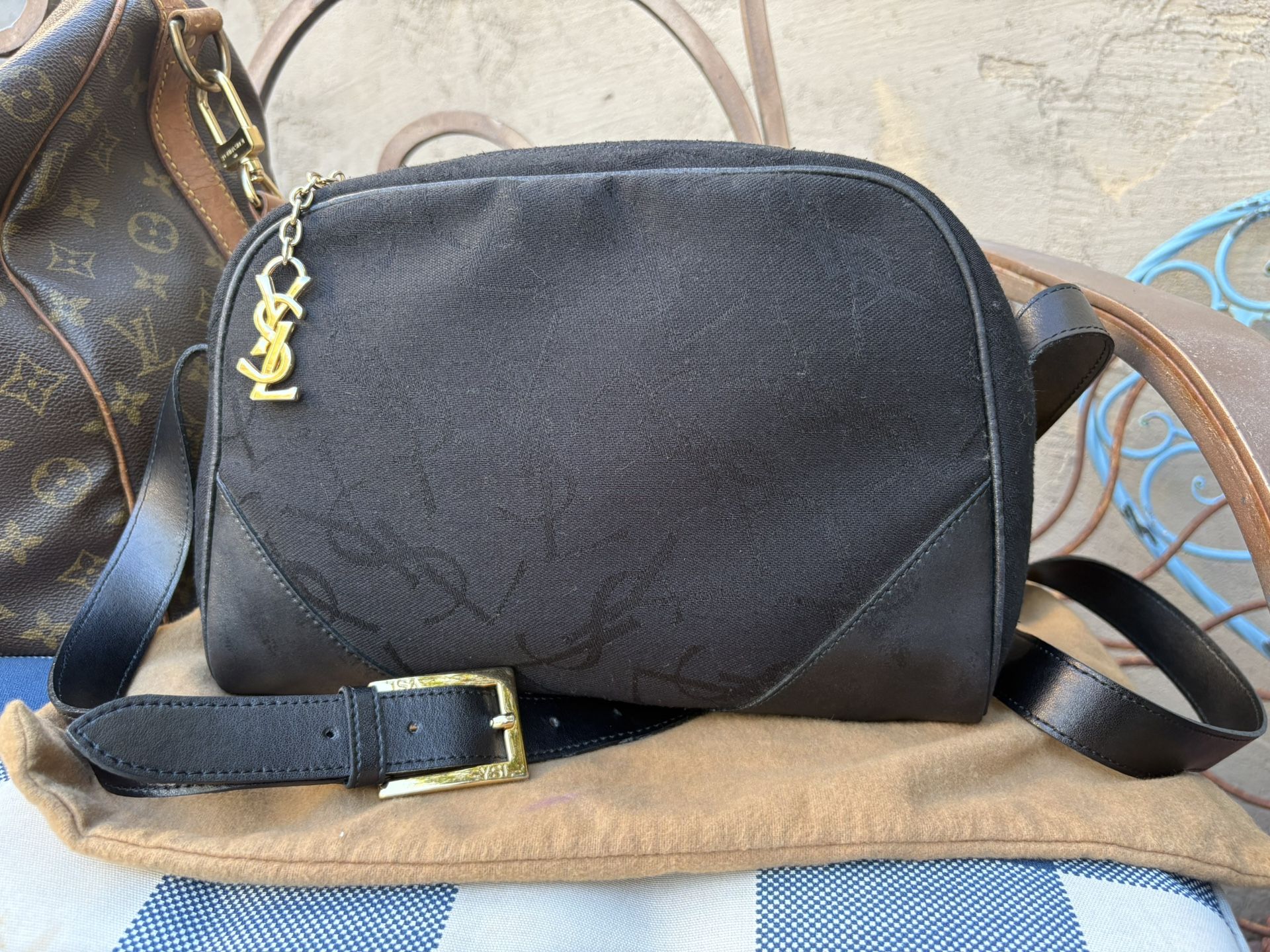 Vintage Yves Saint Laurent Black Crossbody